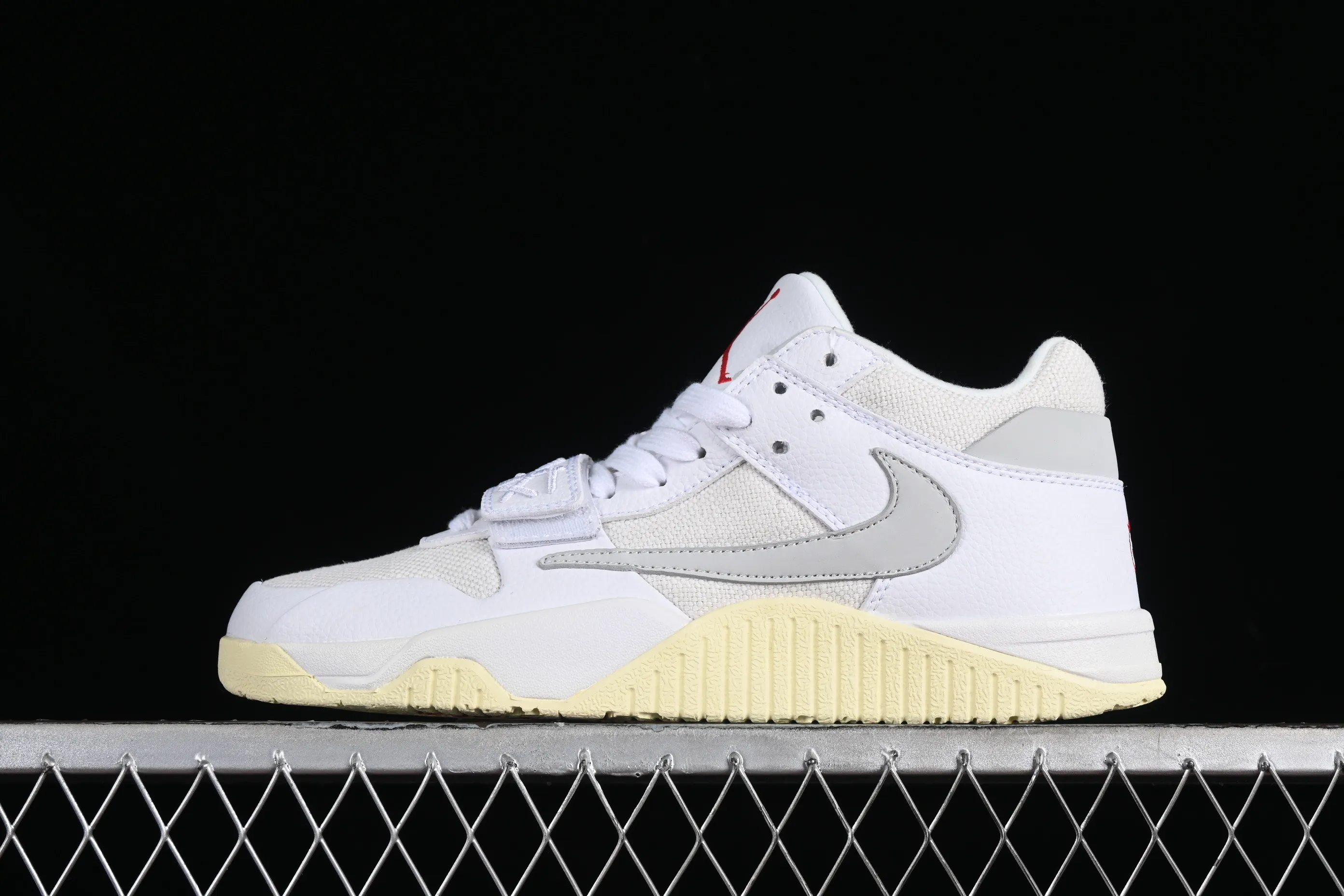 All categories Air Jordan Jordan series basketball shoes Air Jordan 1 Low F version Travis Scott x Jordan Cut The Check AJ1 Joe 1 hook and loop fashion basketball shoes FZ8117-003